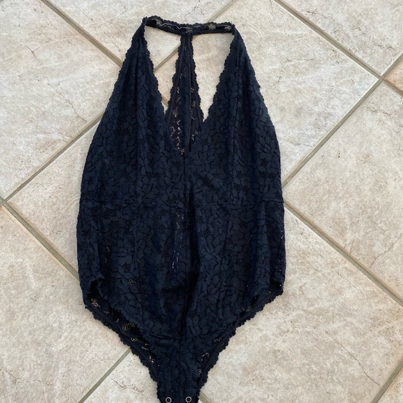 Free People Flower Lace Body Suit - Picture 1 of 4